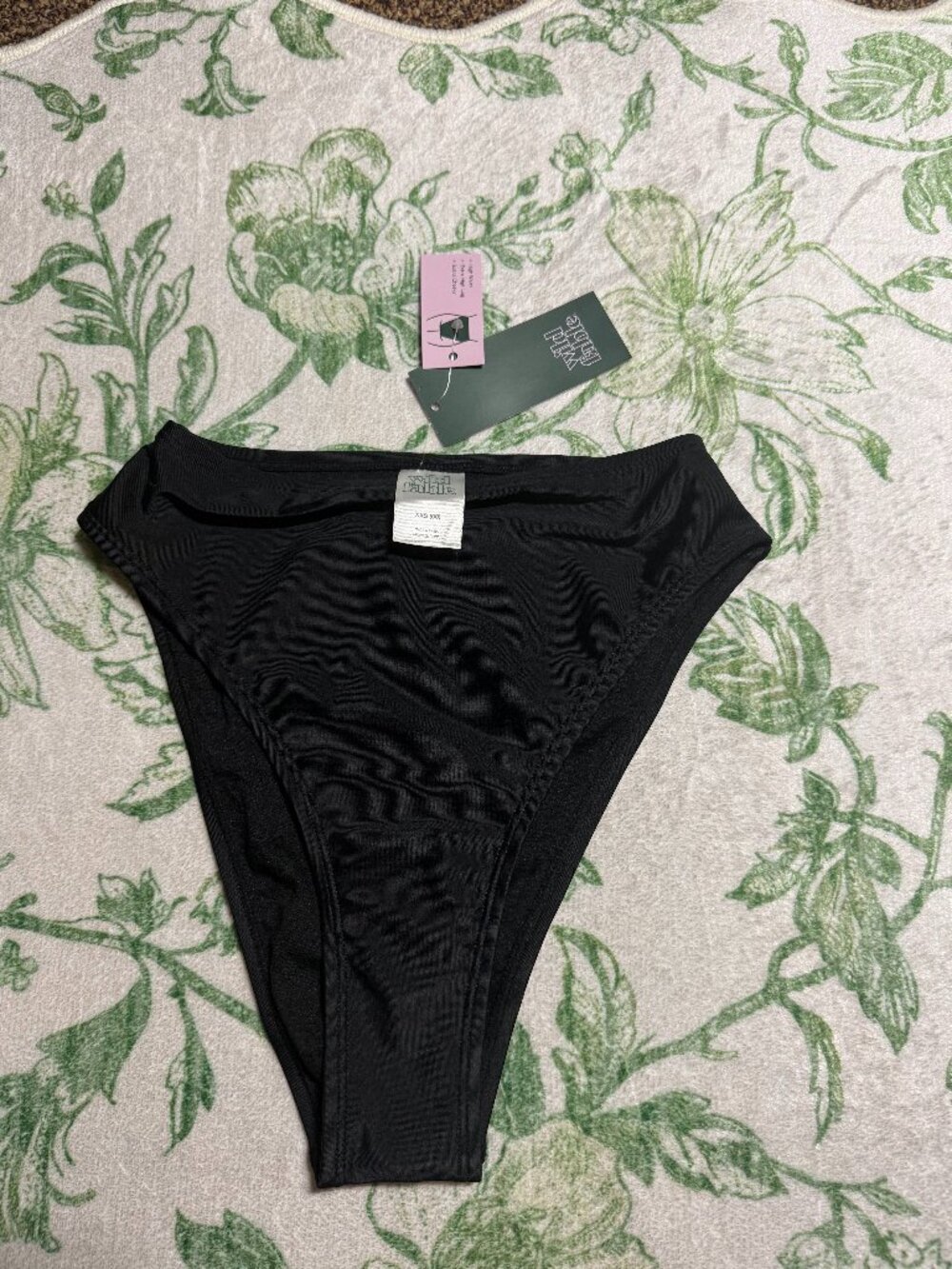 wild fable black bikini bottoms with high waist. NWT